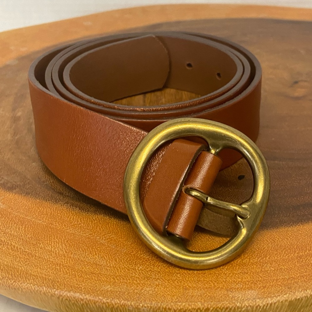 Belt Shak Classic Tanned Leather Belt size: L